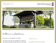 Tablet Screenshot of jakobsbrunnen.de